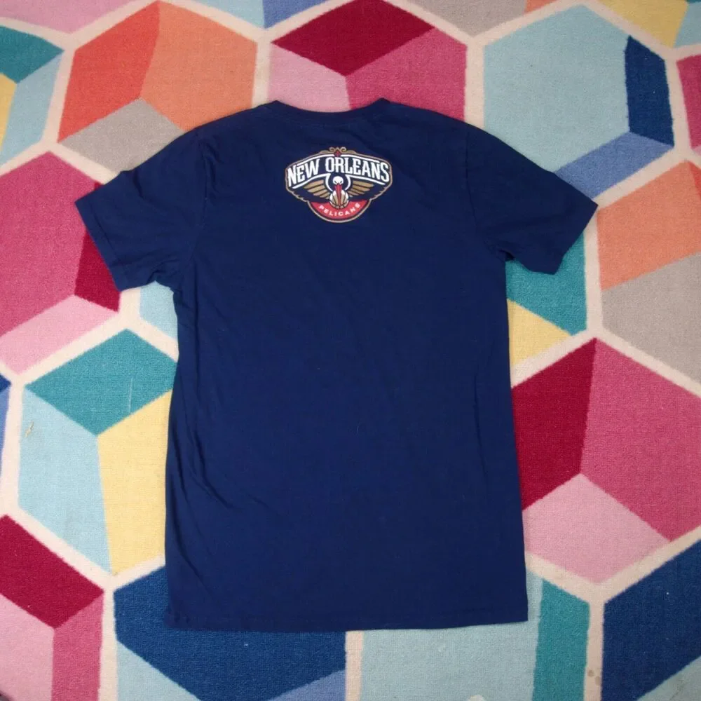 Adidas The Go To Tee New Orleans Pelicans‎ Shirt Crewneck Blue Size Small
